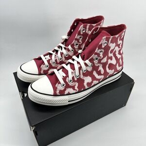 Converse Chuck Taylor All Star High Top Shoes Mens Size 8 Red Camo A12352F
